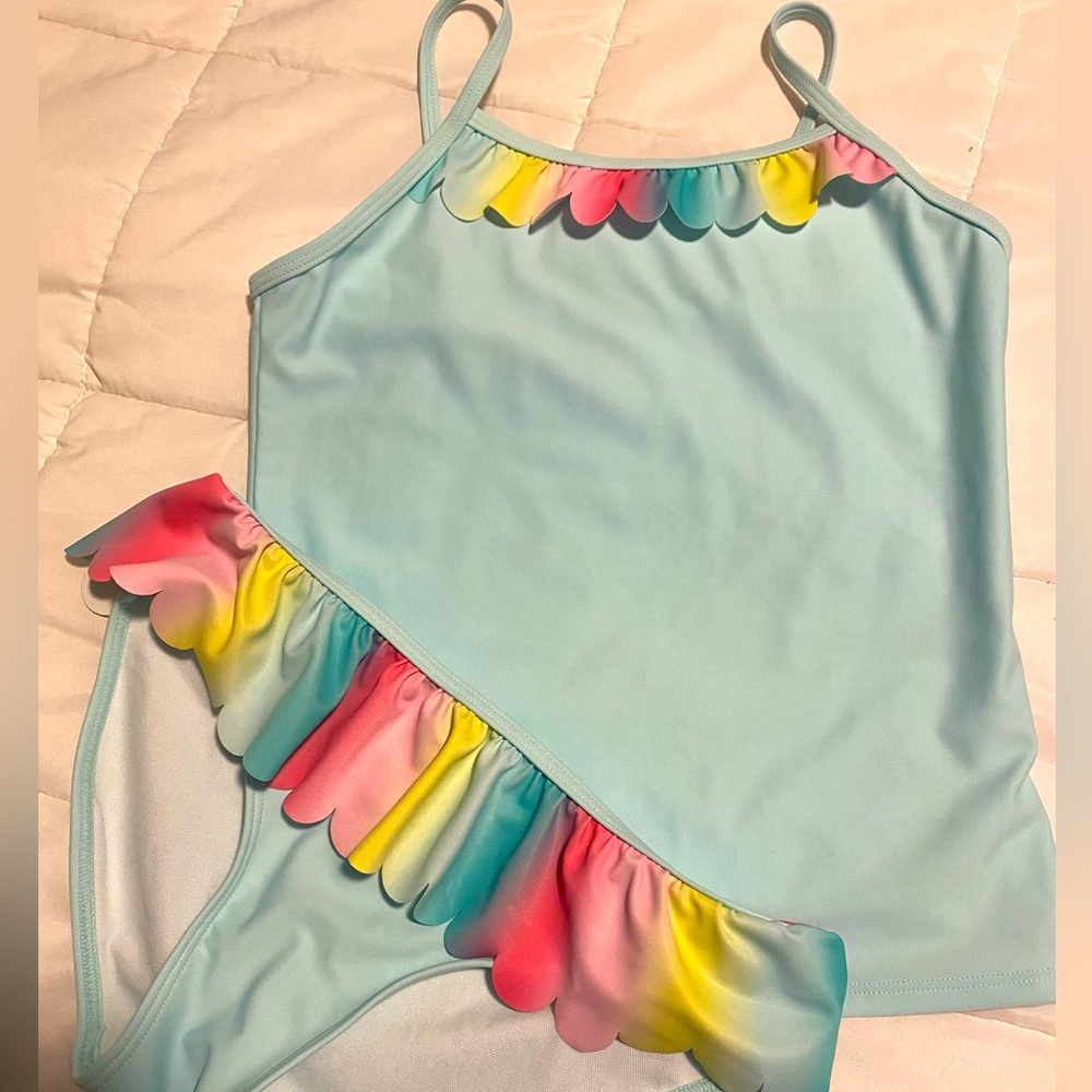 2pcs girls swimsuit